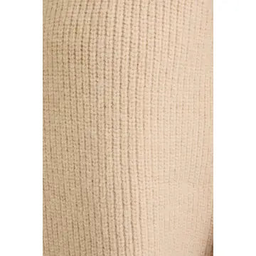 High Neck Sleeveless Sweater Top