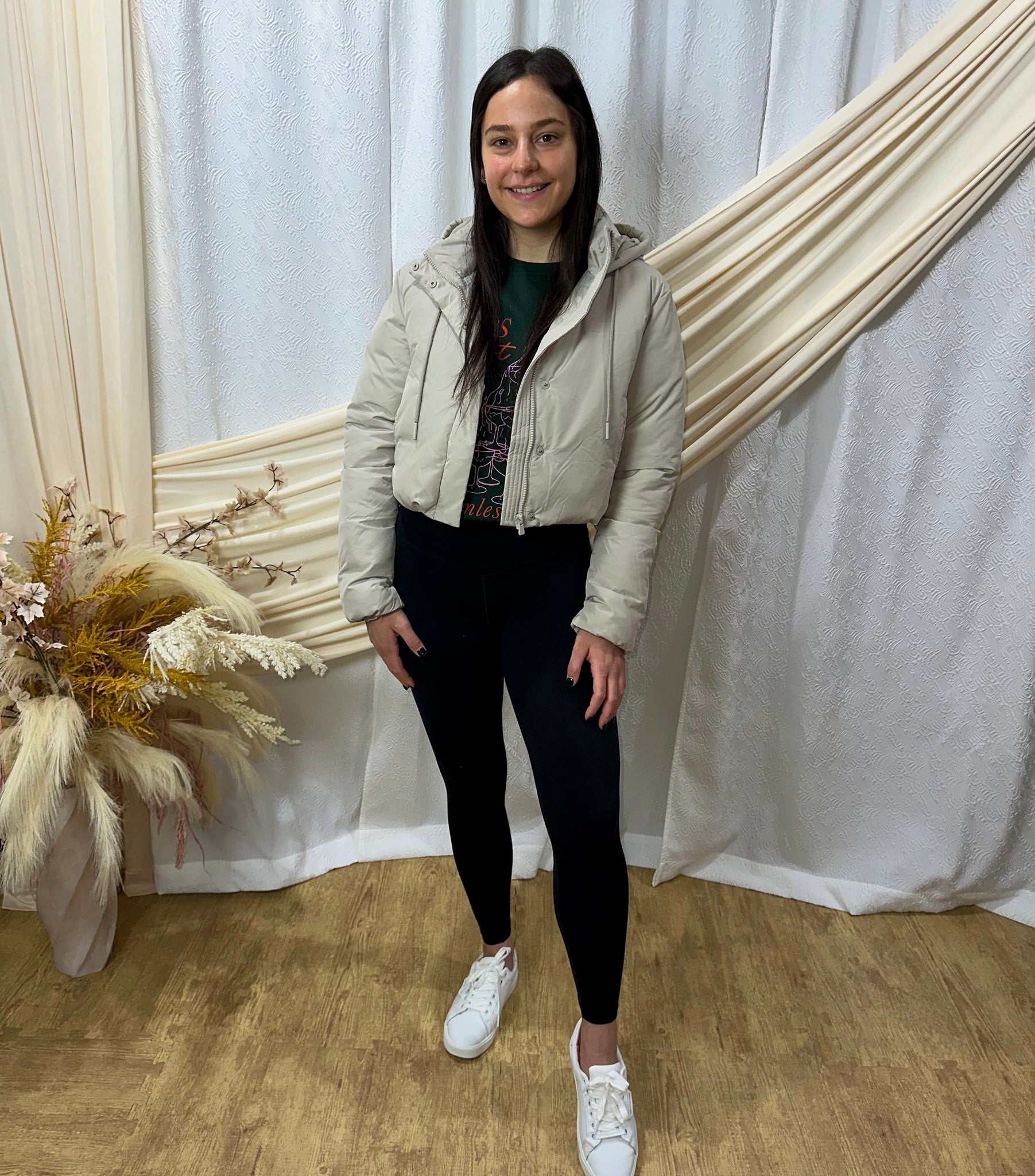 Cropped Puffer Jacket