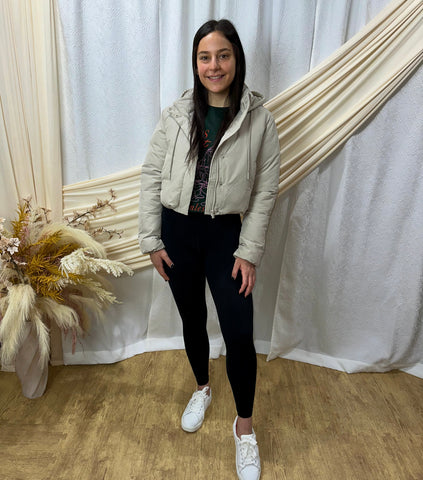 Cropped Puffer Jacket