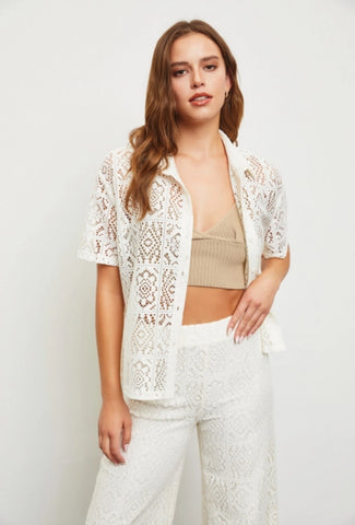 Crochet Beach Shirt