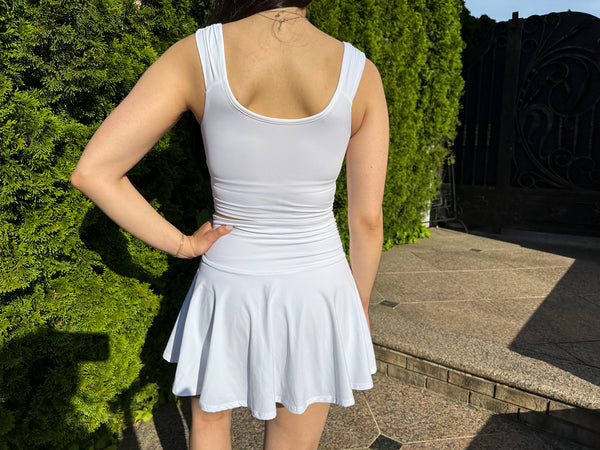 Crossover Waist Tennis Skort