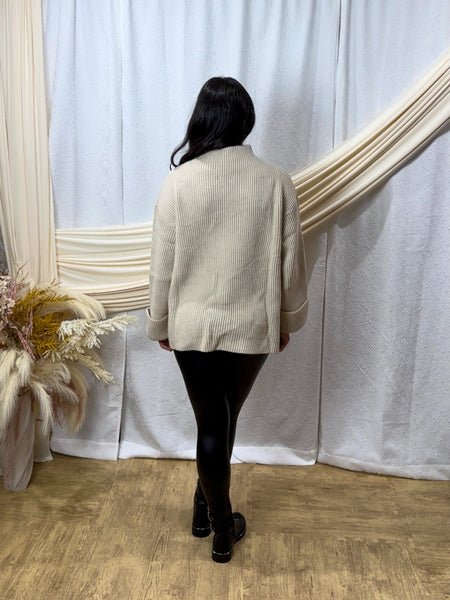 Funnel Neck Oversized Sweater