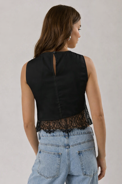 Lace Detail Sleeveless Top