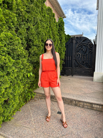 LULUS Square Neck Cropped Tank Top