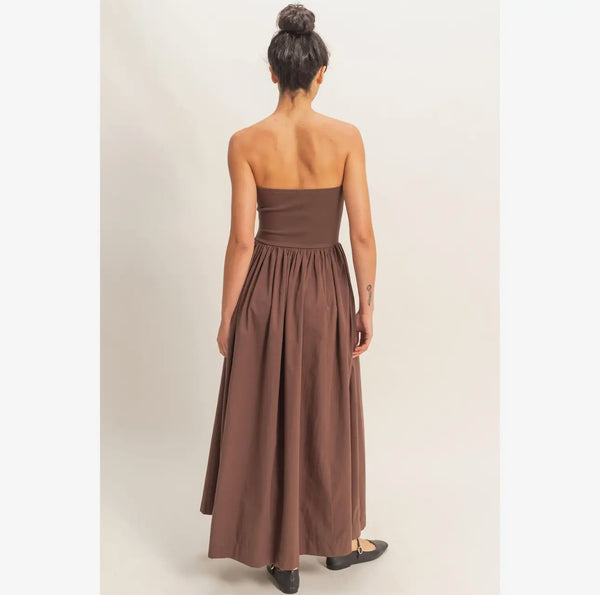 Flowy Midi Dress- Solid