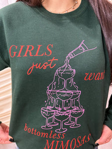 Bottomless Mimosas Crew Neck