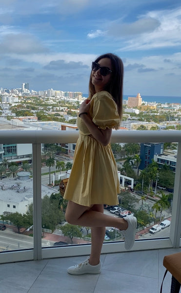 Lace up Mini Dress