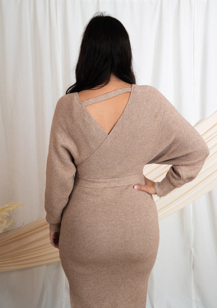 Belted Sweater Dress
