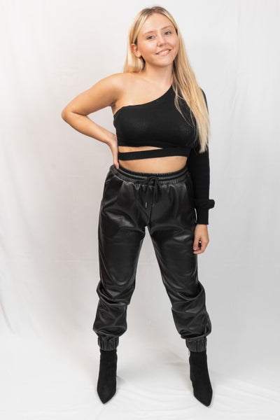 Cut Out One Shoulder Top