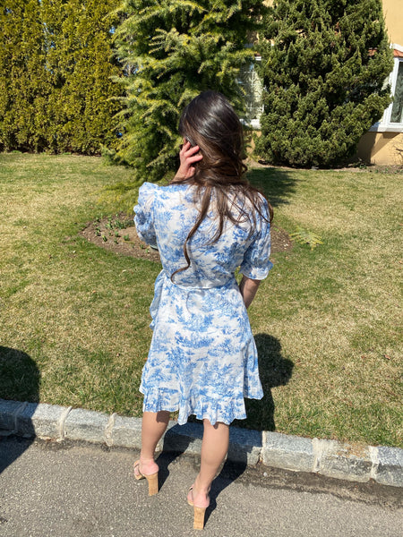 Printed Wrap Dress