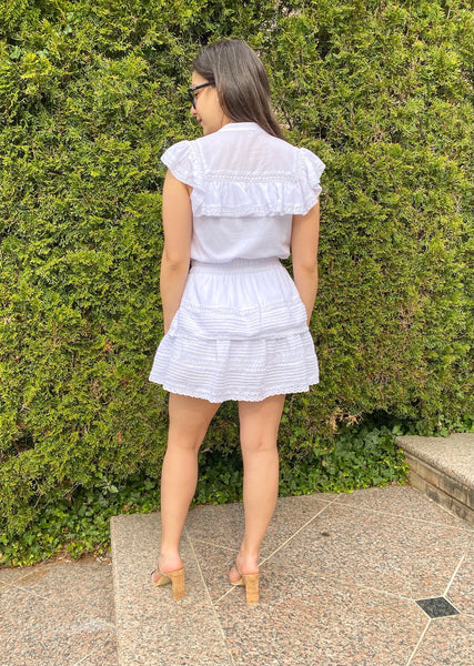 Ruffle Lace Skort