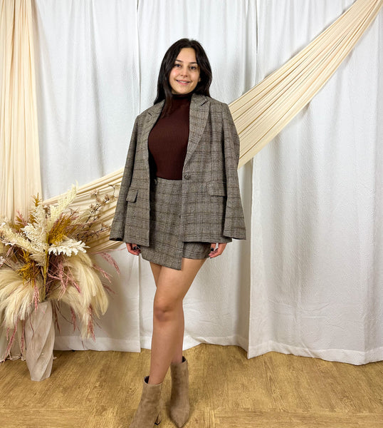 Plaid Blazer