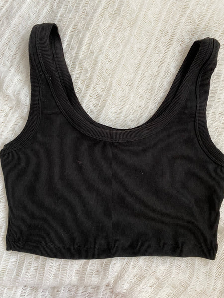 Ribbed Cropped Tank