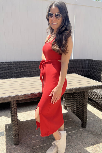 Tie Bodycon Dress