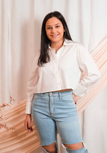 Cropped Button Down